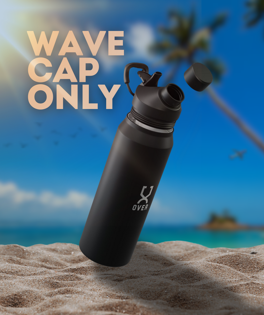 Over Wave Thermo Bottle Dual Lid (CAP ONLY)