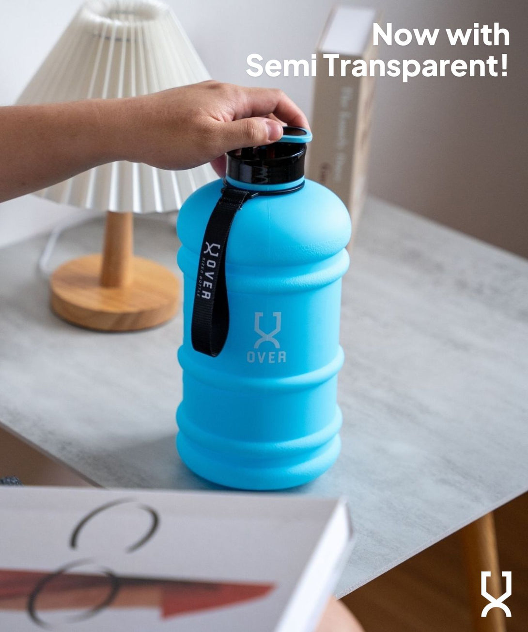 2.2L Oversized Bottle with Flip Cap