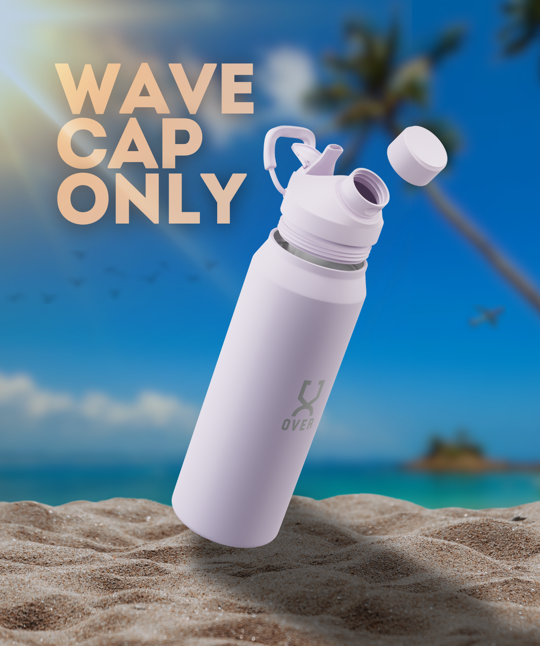 Over Wave Thermo Bottle Dual Lid (CAP ONLY)