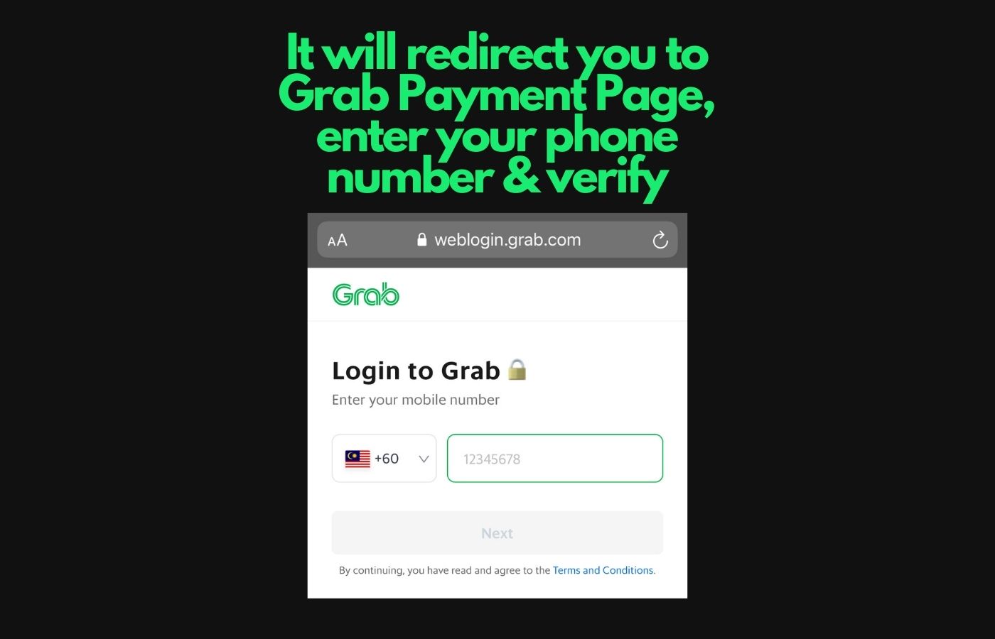 Reload Grab Pay Sample PayLater GrabPay & ShopBack – OVER